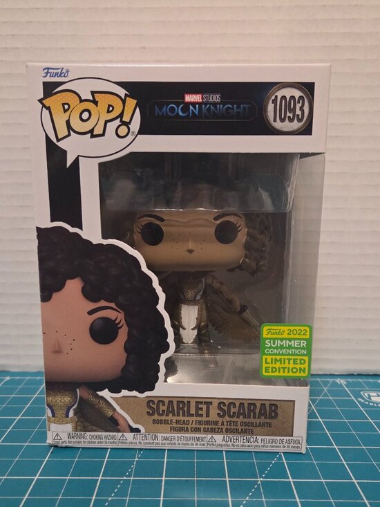 Funko POP Marvel MCU Moonknight Scarlet Scarab 2022 Summer 1093 Vinyl Figure - Picture 1 of 6